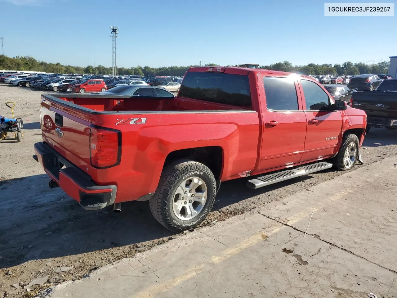 1GCUKREC3JF239267 2018 Chevrolet Silverado K1500 Lt