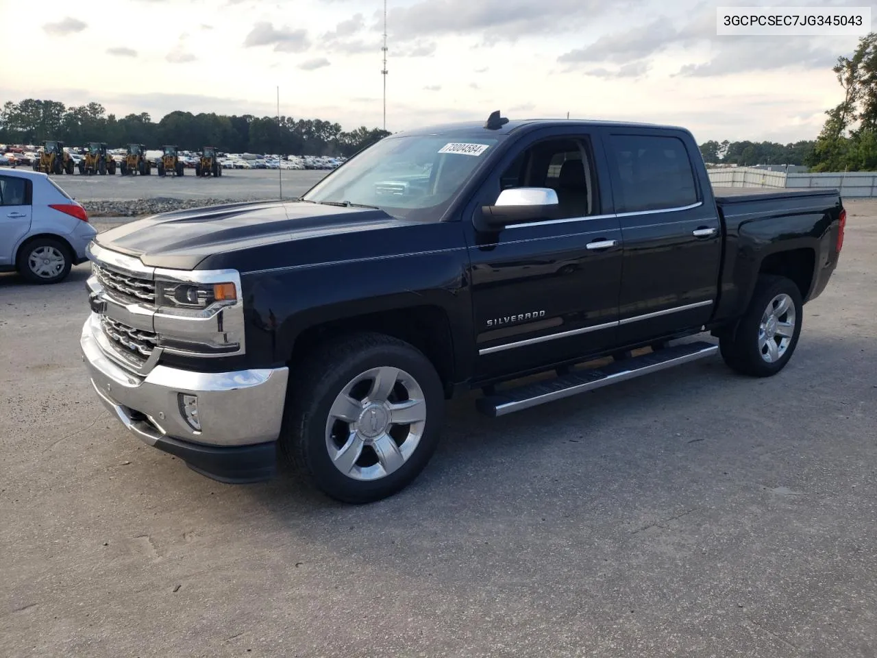 2018 Chevrolet Silverado C1500 Ltz VIN: 3GCPCSEC7JG345043 Lot: 73004584