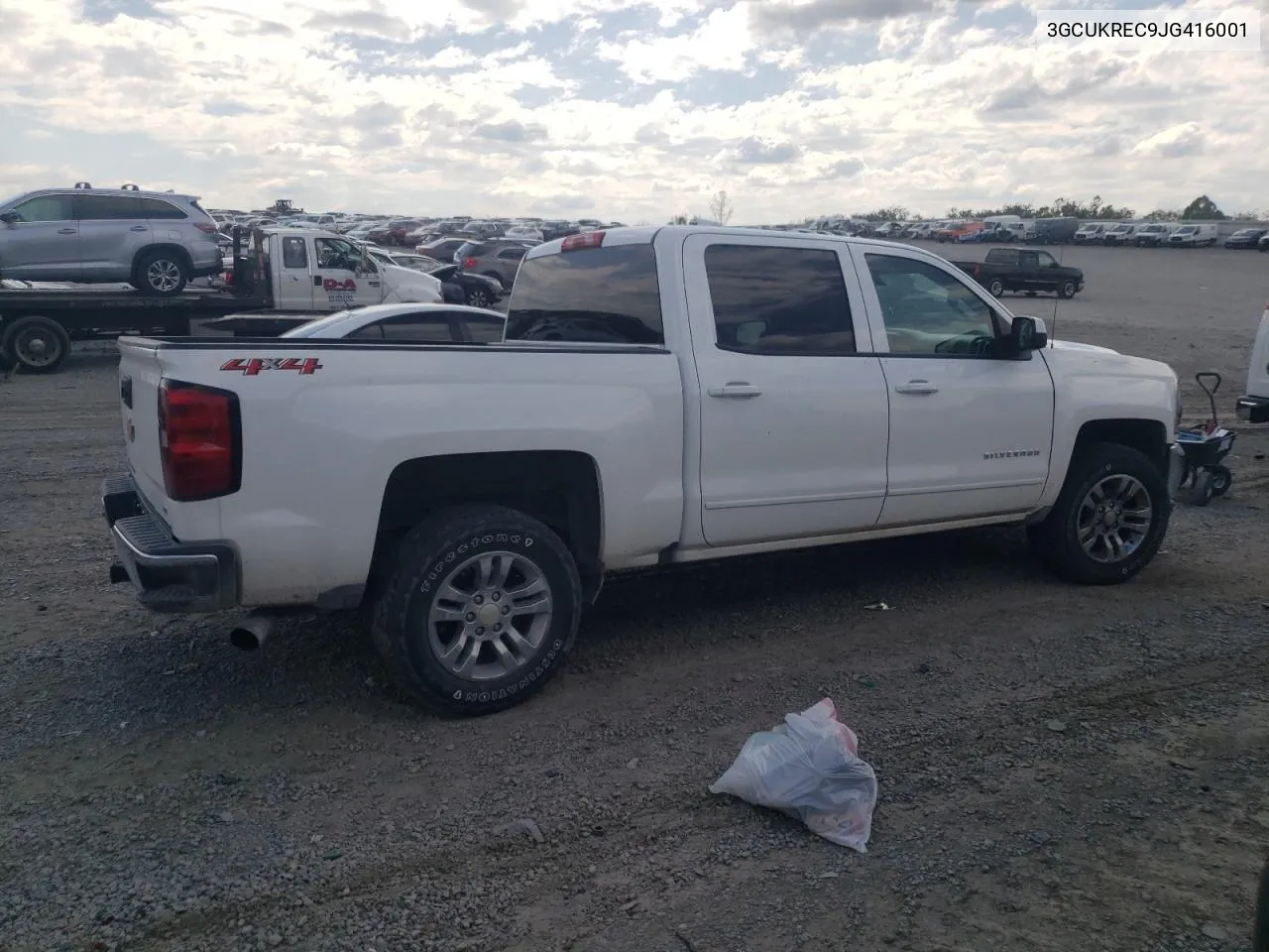 2018 Chevrolet Silverado K1500 Lt VIN: 3GCUKREC9JG416001 Lot: 73044844