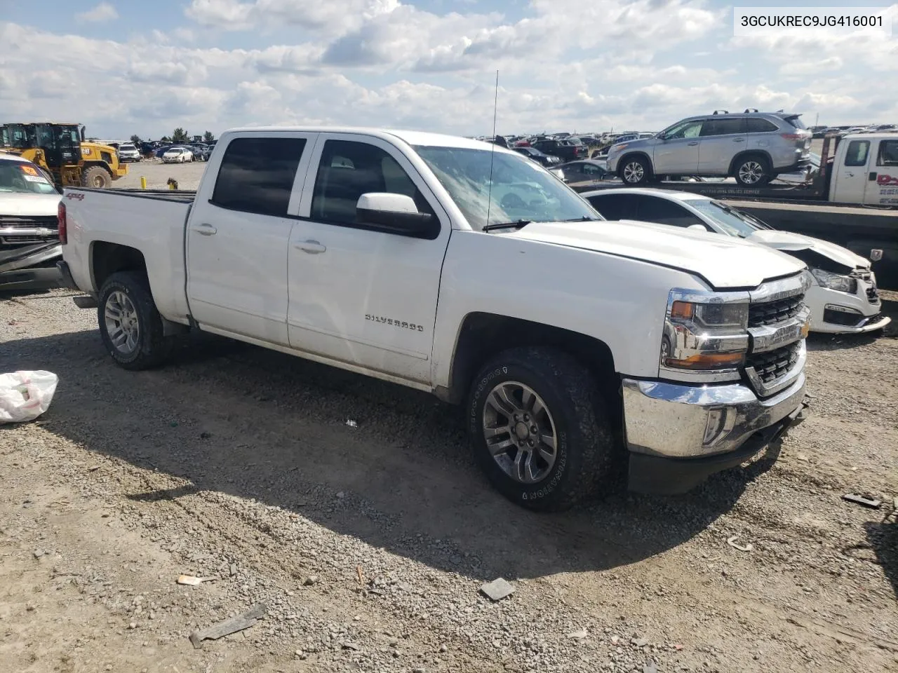 2018 Chevrolet Silverado K1500 Lt VIN: 3GCUKREC9JG416001 Lot: 73044844