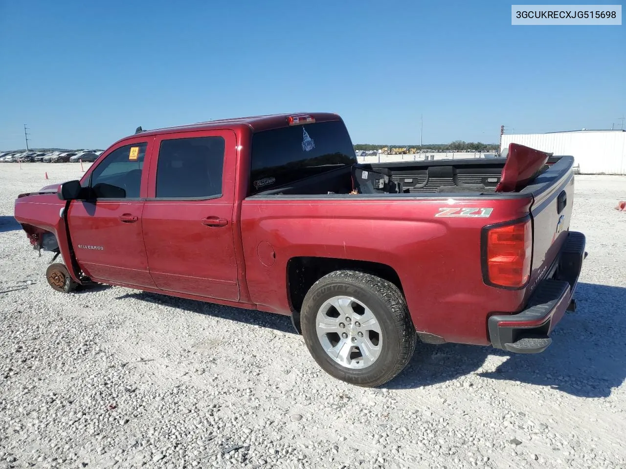 3GCUKRECXJG515698 2018 Chevrolet Silverado K1500 Lt