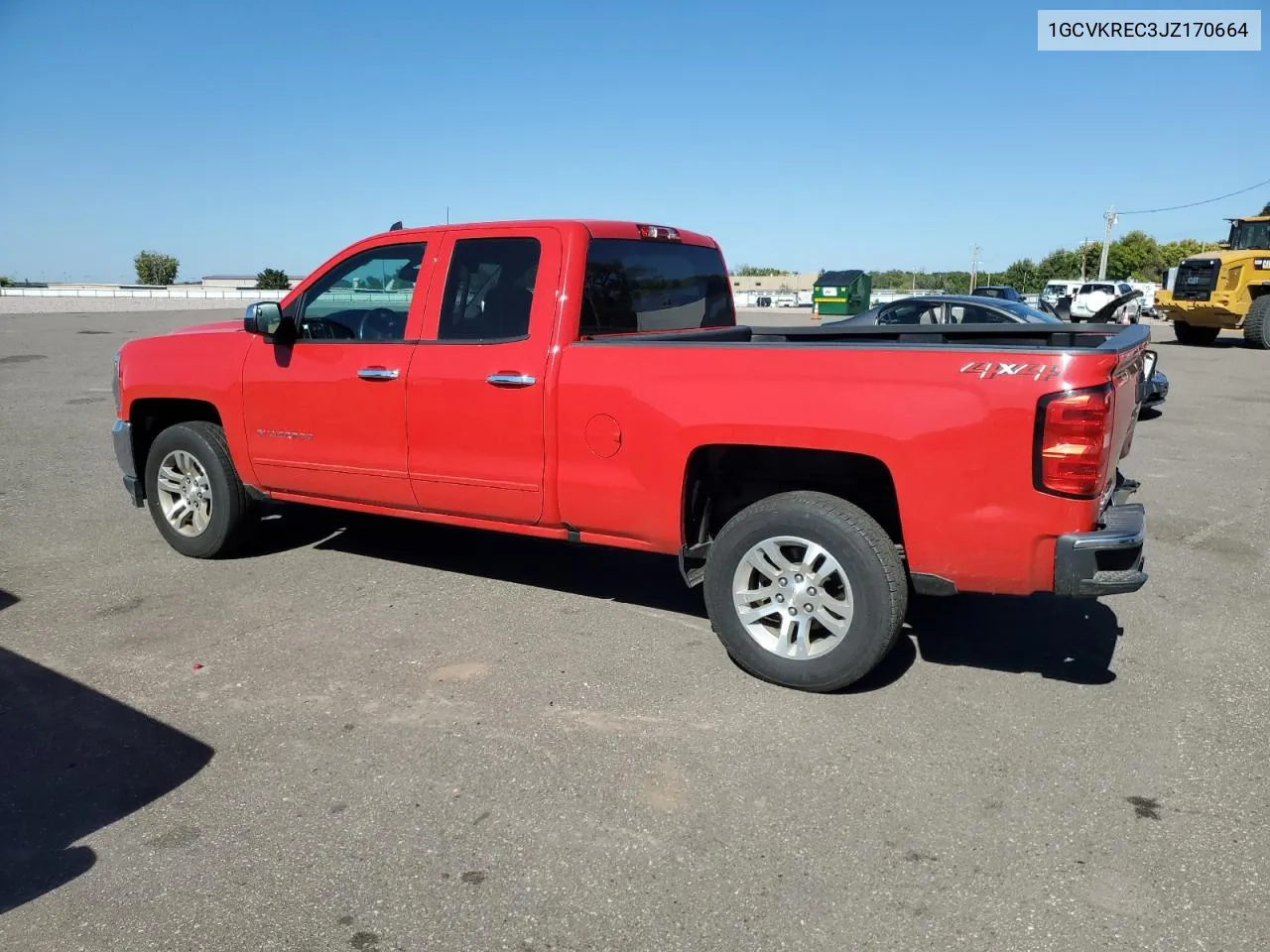 2018 Chevrolet Silverado K1500 Lt VIN: 1GCVKREC3JZ170664 Lot: 73166174