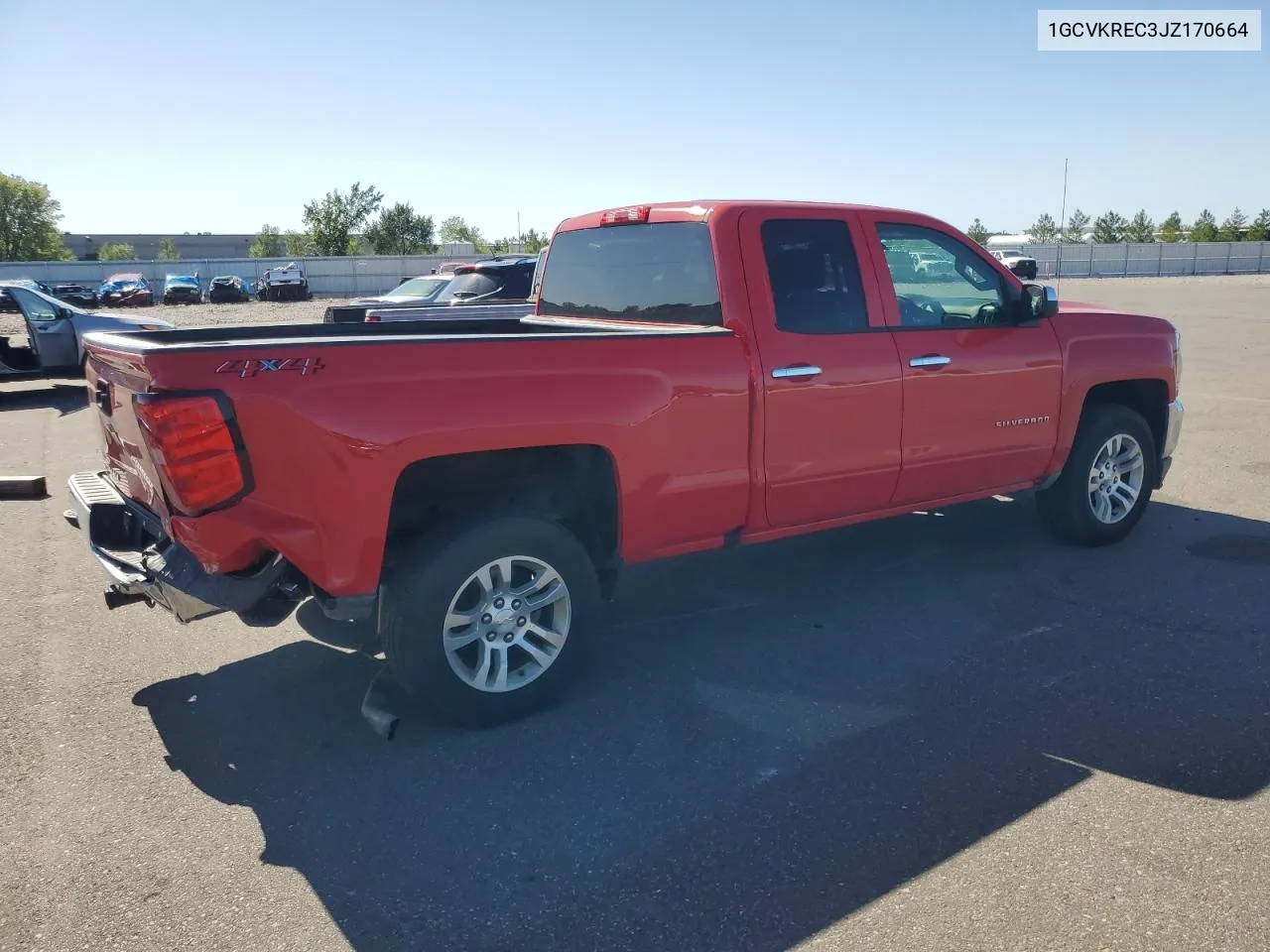 2018 Chevrolet Silverado K1500 Lt VIN: 1GCVKREC3JZ170664 Lot: 73166174