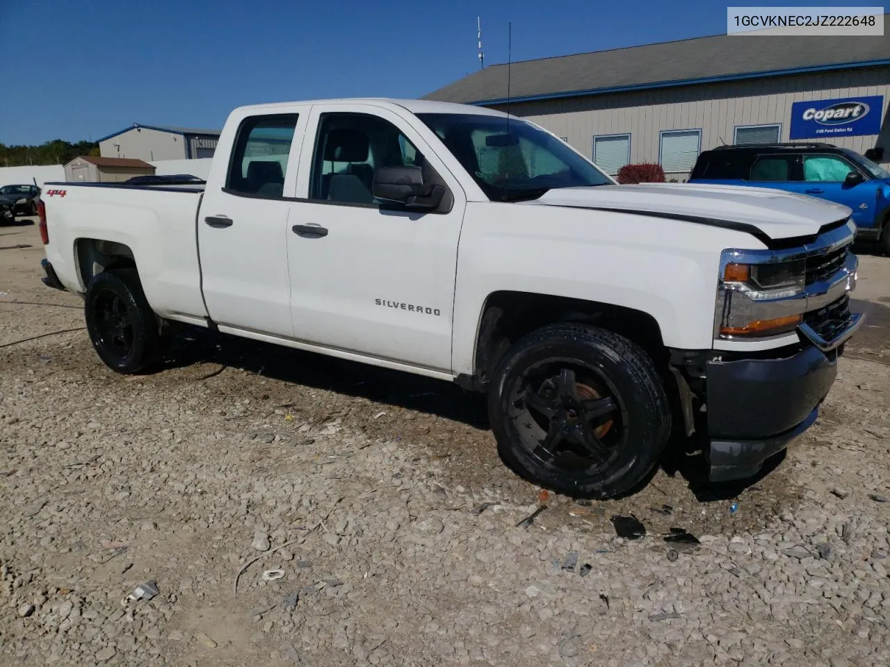 1GCVKNEC2JZ222648 2018 Chevrolet Silverado K1500