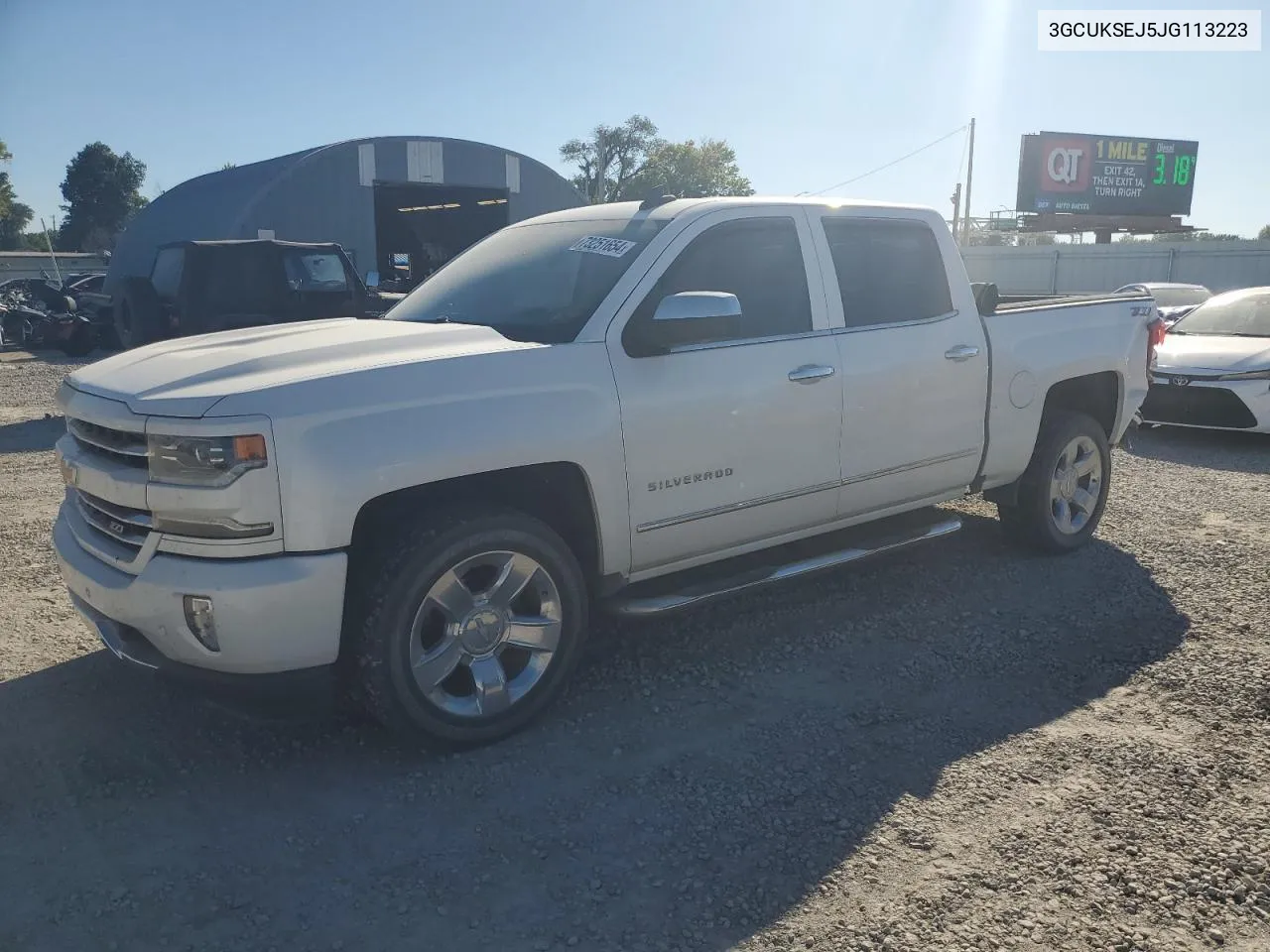 2018 Chevrolet Silverado K1500 Ltz VIN: 3GCUKSEJ5JG113223 Lot: 73251654