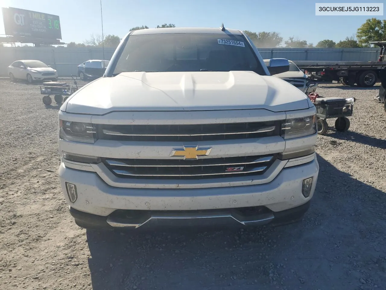 2018 Chevrolet Silverado K1500 Ltz VIN: 3GCUKSEJ5JG113223 Lot: 73251654