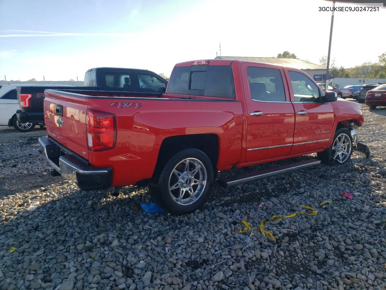 2018 Chevrolet Silverado K1500 Ltz VIN: 3GCUKSEC9JG247251 Lot: 73354304