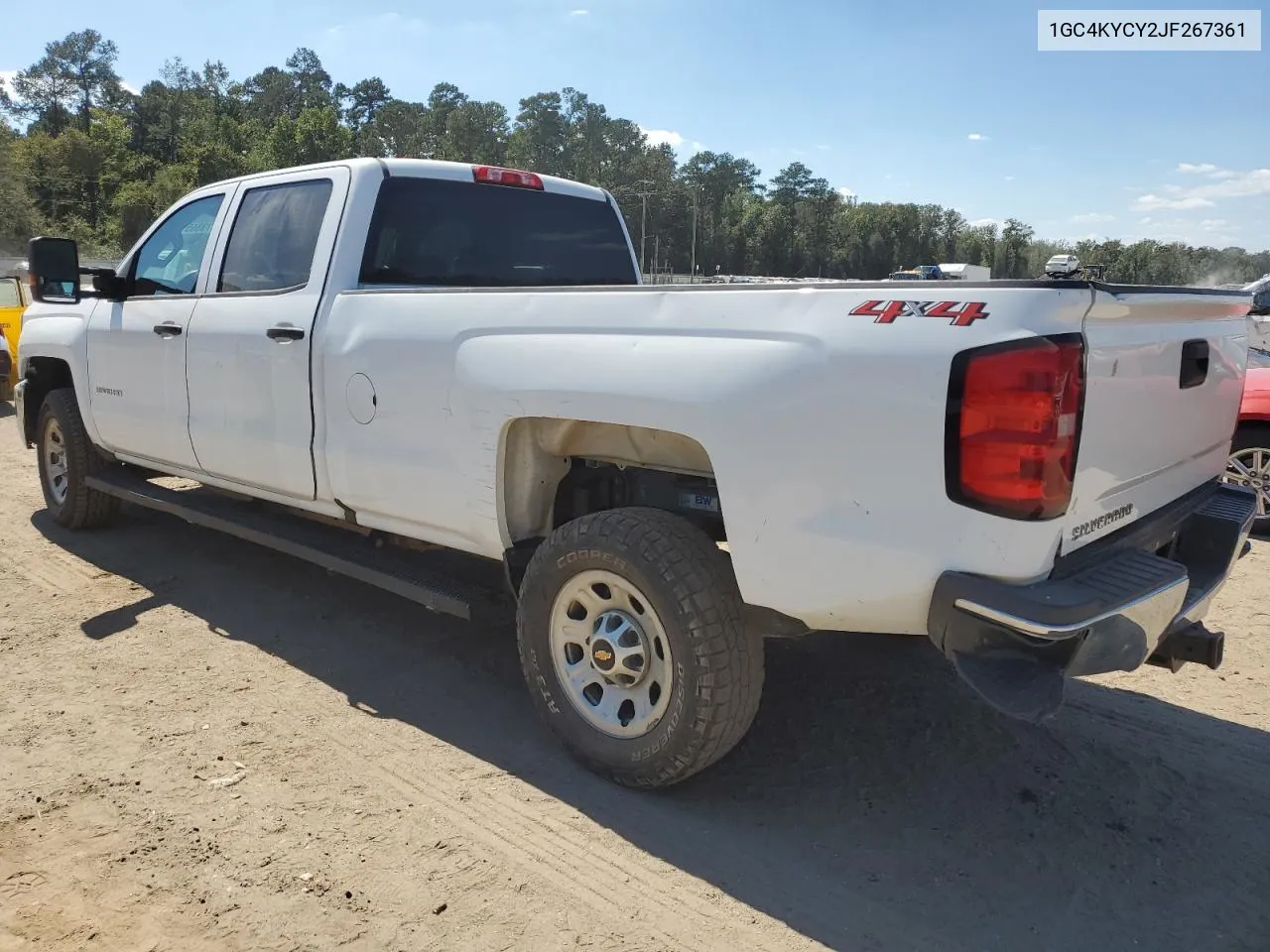 1GC4KYCY2JF267361 2018 Chevrolet Silverado K3500