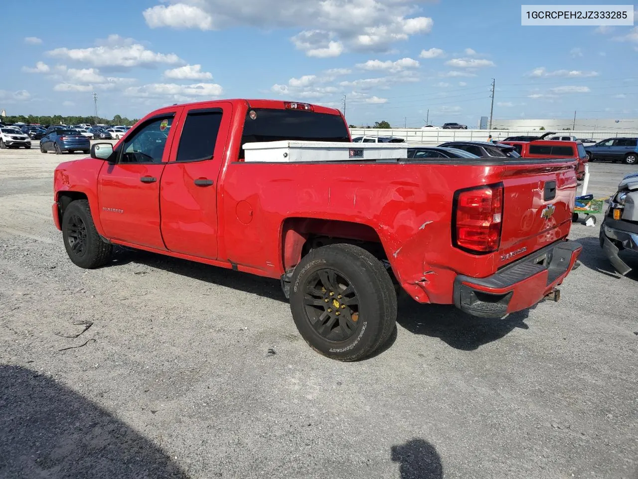 2018 Chevrolet Silverado C1500 Custom VIN: 1GCRCPEH2JZ333285 Lot: 73400434