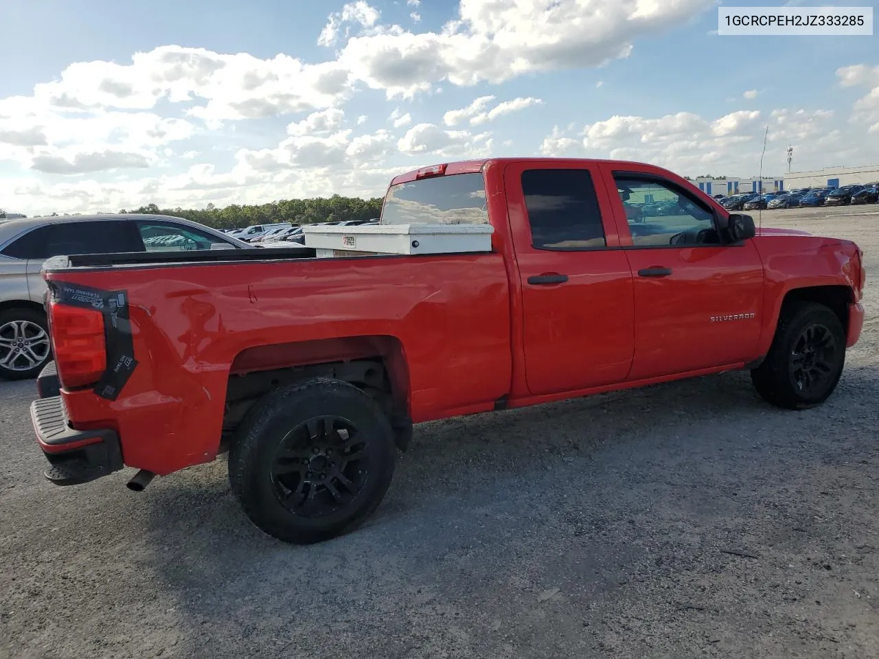 2018 Chevrolet Silverado C1500 Custom VIN: 1GCRCPEH2JZ333285 Lot: 73400434