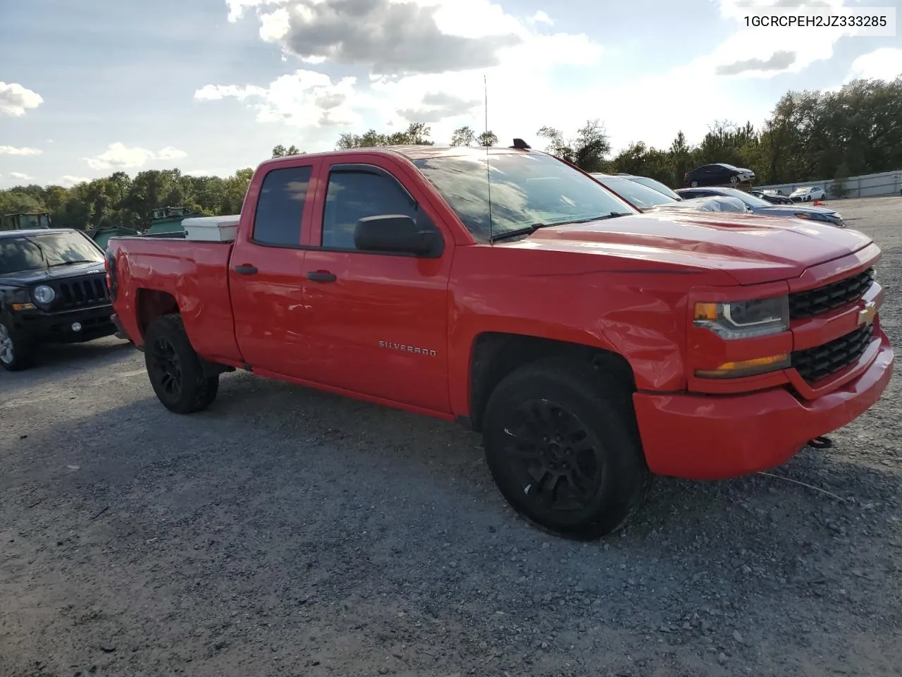 2018 Chevrolet Silverado C1500 Custom VIN: 1GCRCPEH2JZ333285 Lot: 73400434