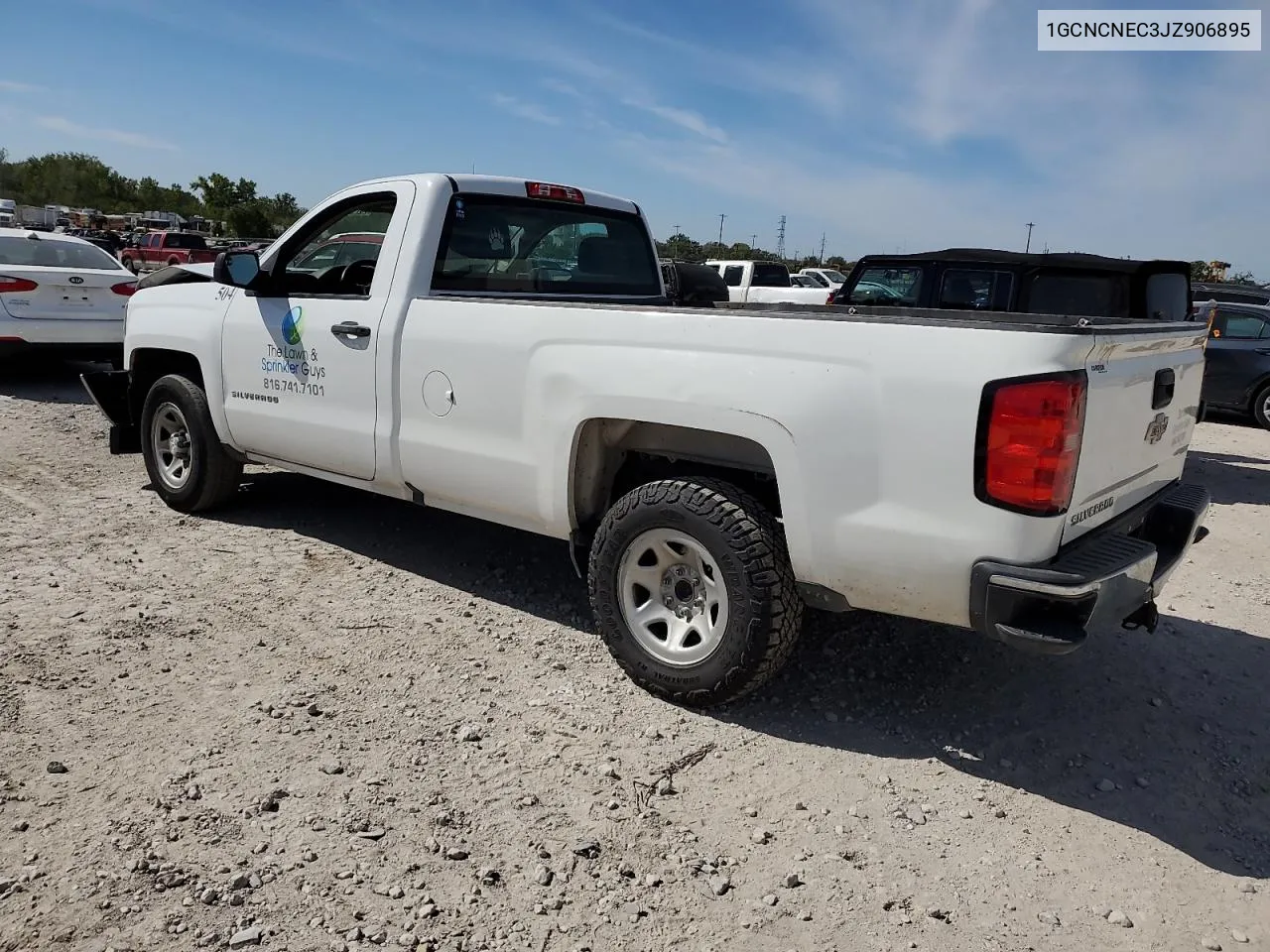 2018 Chevrolet Silverado C1500 VIN: 1GCNCNEC3JZ906895 Lot: 73778794