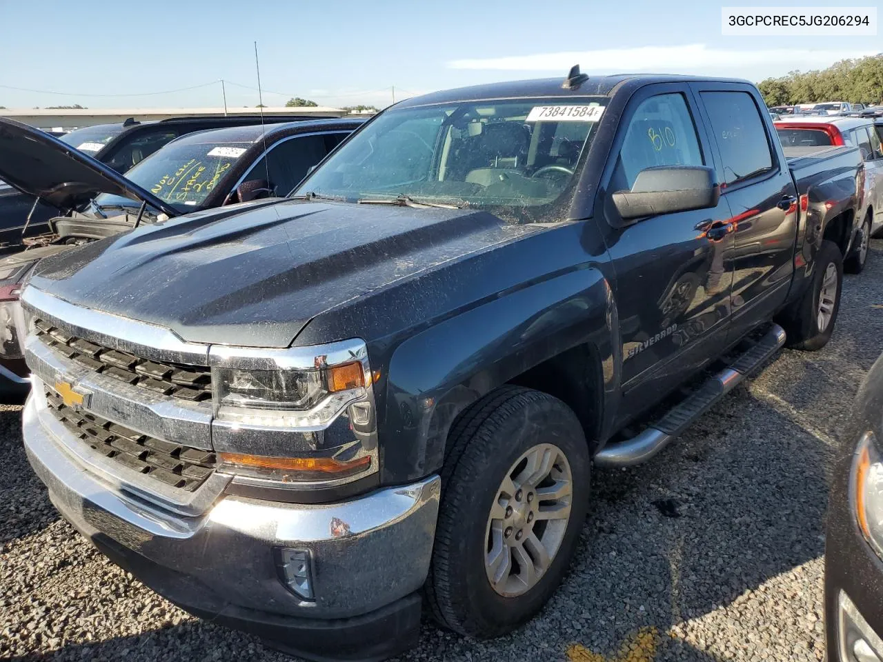 2018 Chevrolet Silverado C1500 Lt VIN: 3GCPCREC5JG206294 Lot: 73841584