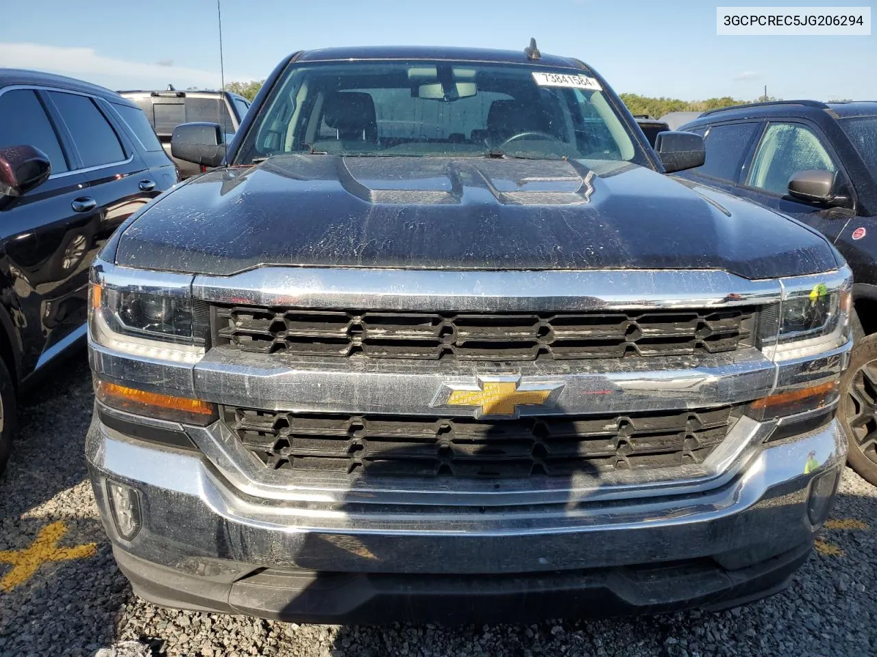 2018 Chevrolet Silverado C1500 Lt VIN: 3GCPCREC5JG206294 Lot: 73841584