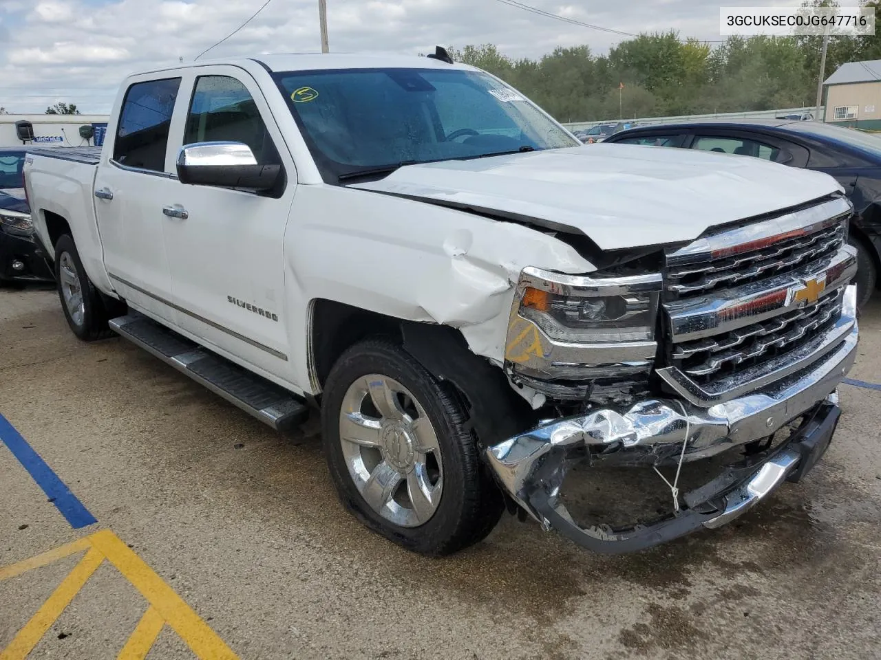 2018 Chevrolet Silverado K1500 Ltz VIN: 3GCUKSEC0JG647716 Lot: 73954704