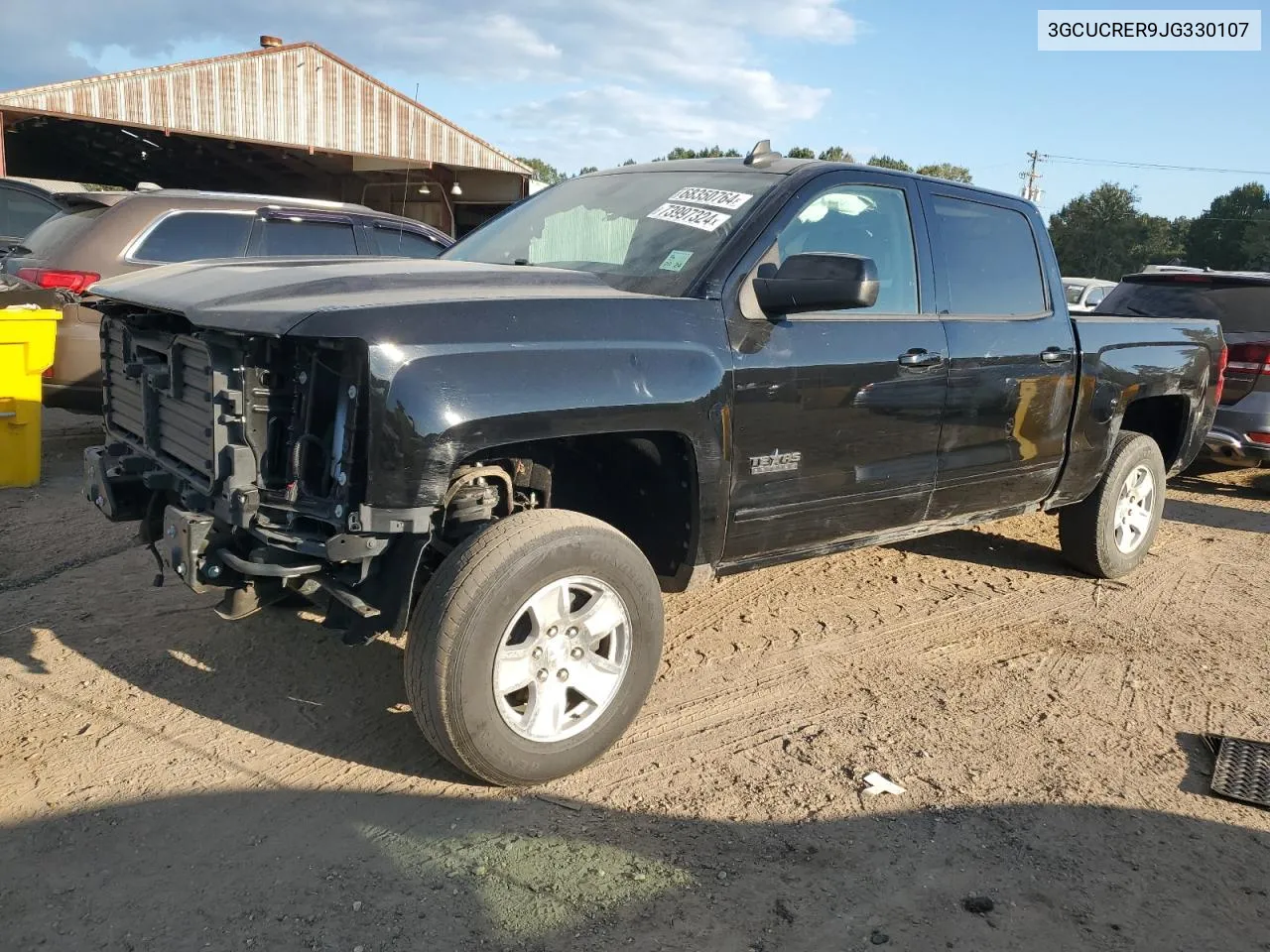 2018 Chevrolet Silverado C1500 Lt VIN: 3GCUCRER9JG330107 Lot: 73997324