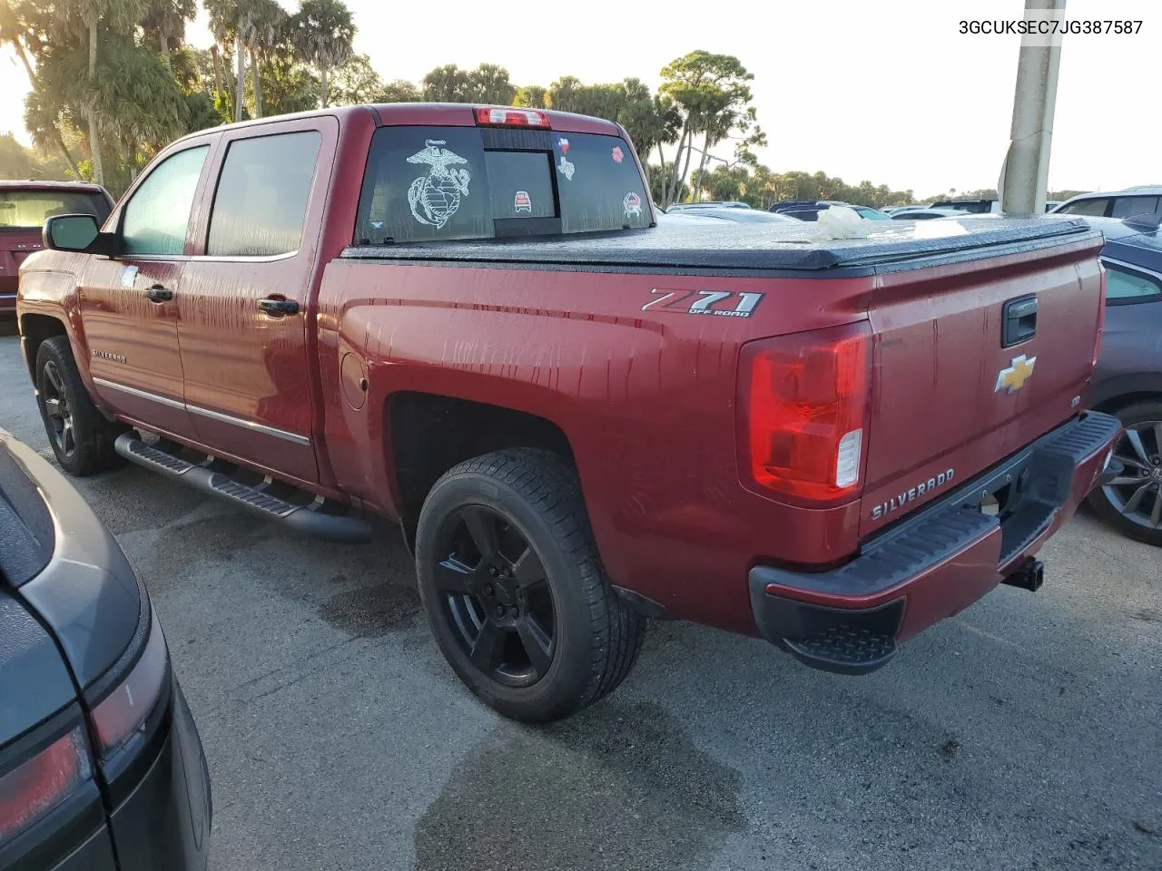 2018 Chevrolet Silverado K1500 Ltz VIN: 3GCUKSEC7JG387587 Lot: 74197664