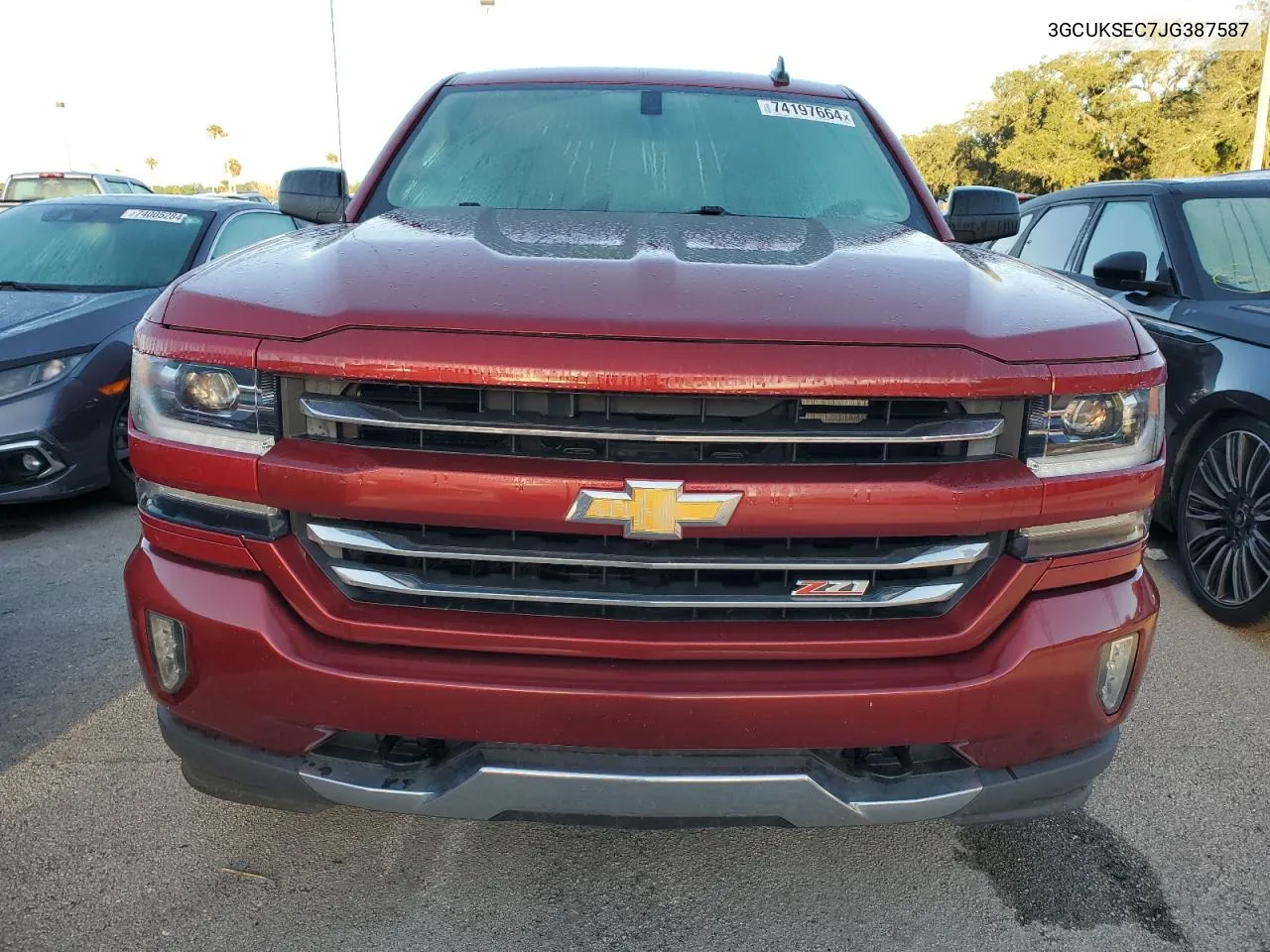 3GCUKSEC7JG387587 2018 Chevrolet Silverado K1500 Ltz