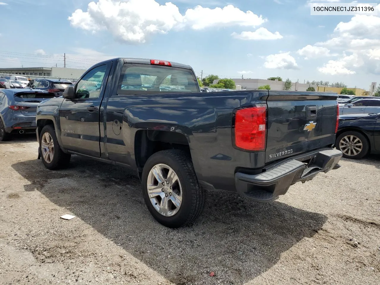 2018 Chevrolet Silverado C1500 VIN: 1GCNCNEC1JZ311396 Lot: 74228444