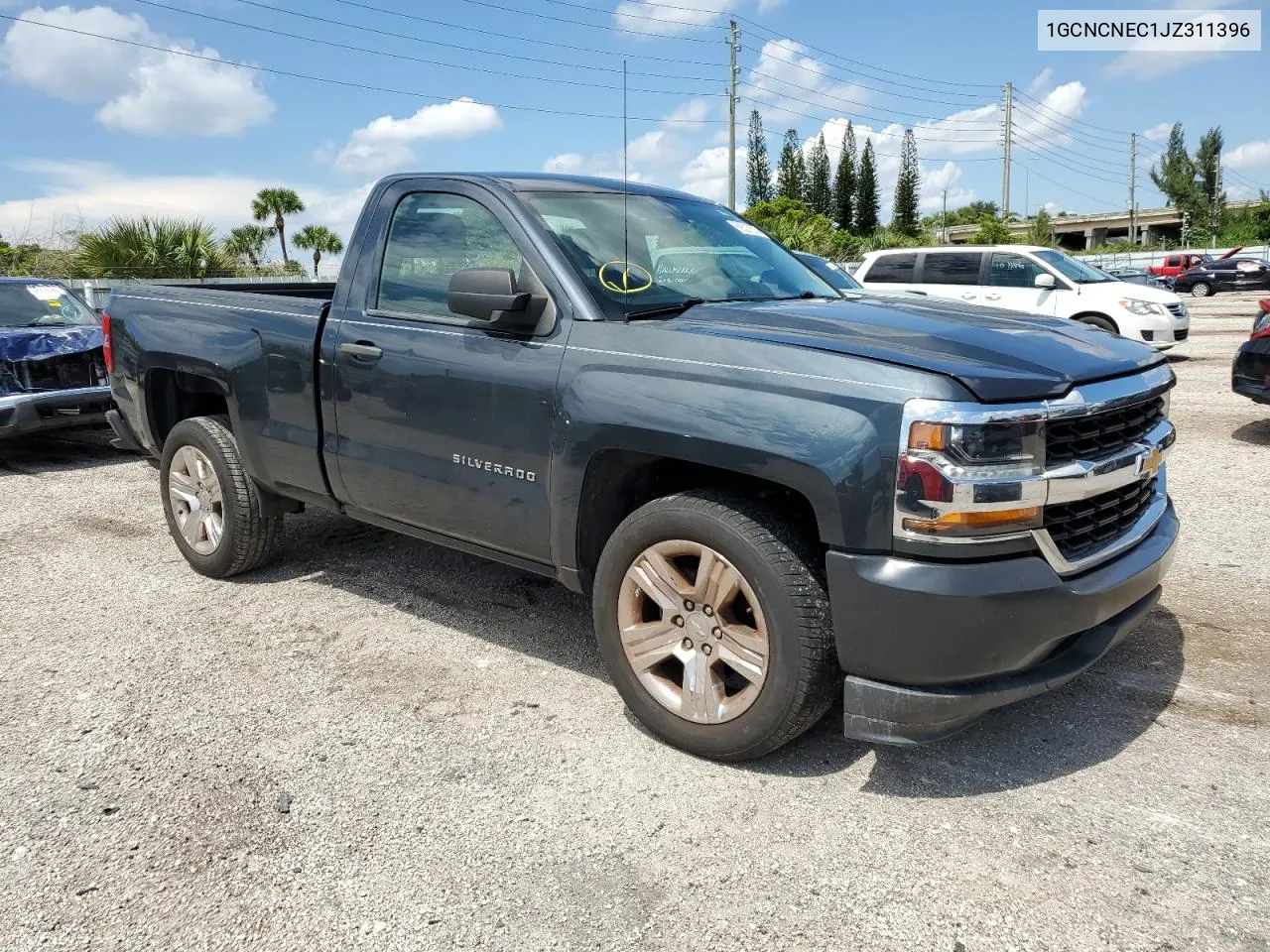 2018 Chevrolet Silverado C1500 VIN: 1GCNCNEC1JZ311396 Lot: 74228444