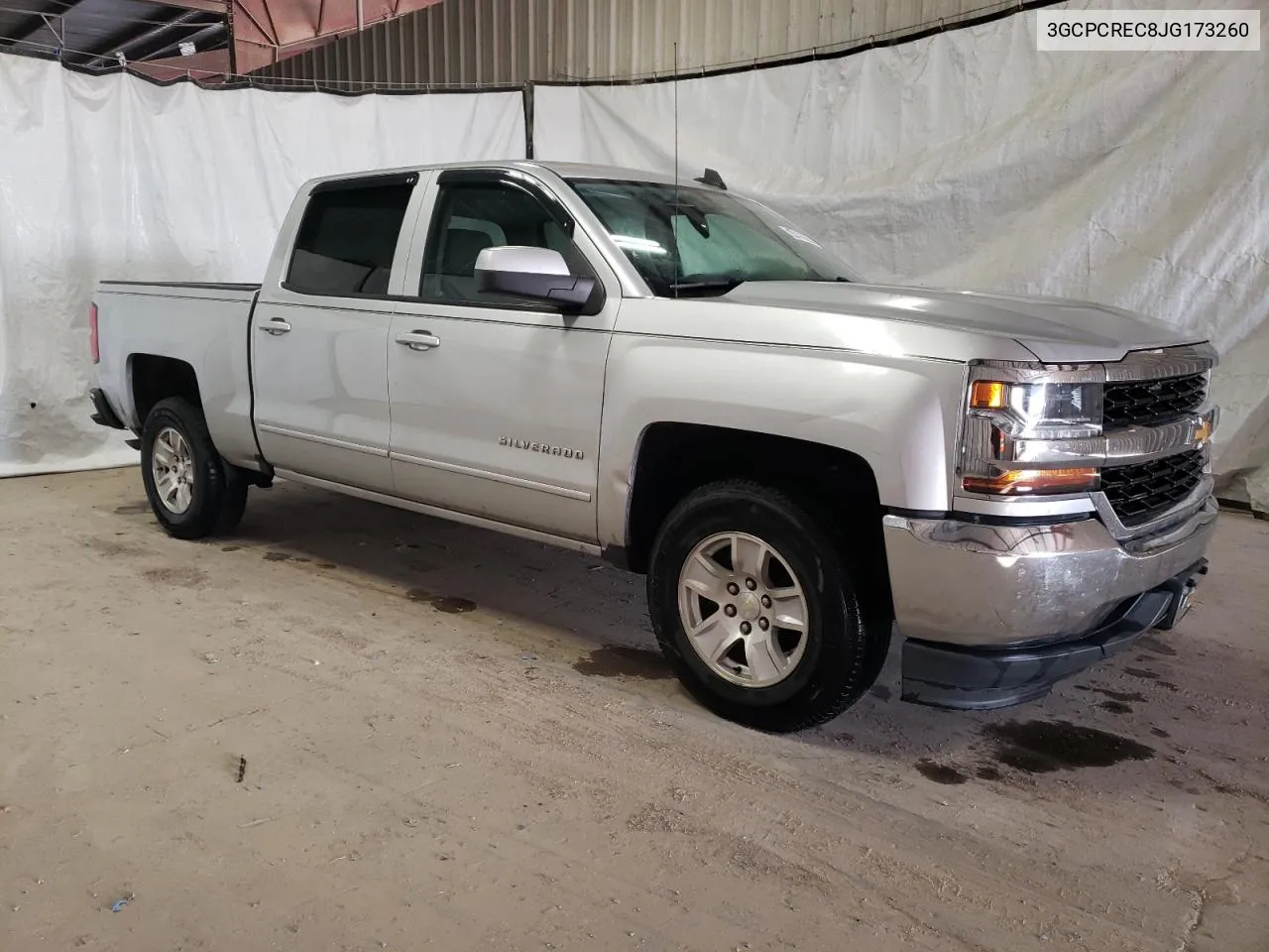 2018 Chevrolet Silverado C1500 Lt VIN: 3GCPCREC8JG173260 Lot: 74299914