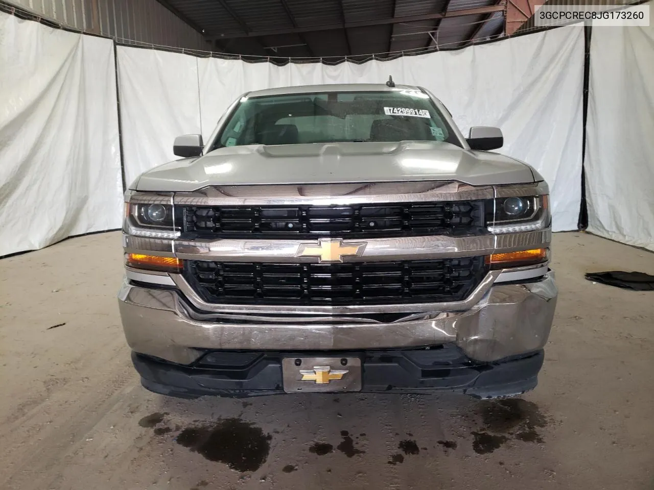 2018 Chevrolet Silverado C1500 Lt VIN: 3GCPCREC8JG173260 Lot: 74299914