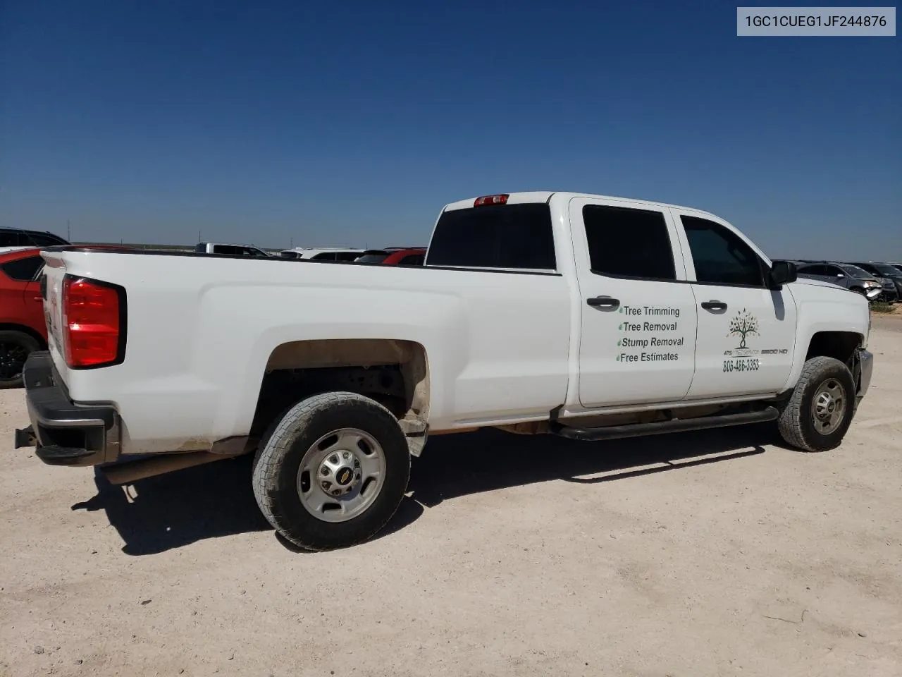 2018 Chevrolet Silverado C2500 Heavy Duty VIN: 1GC1CUEG1JF244876 Lot: 74430734