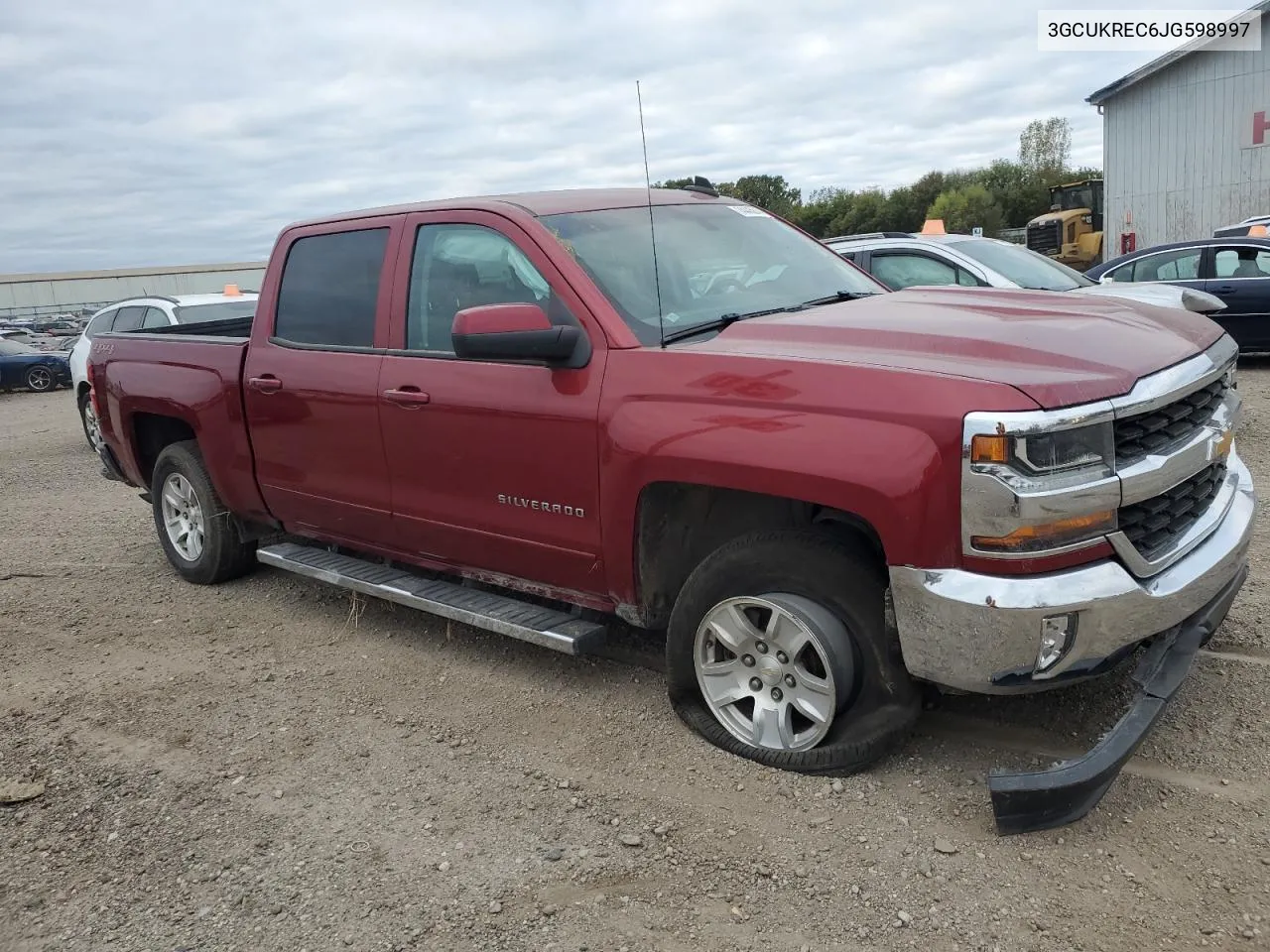 2018 Chevrolet Silverado K1500 Lt VIN: 3GCUKREC6JG598997 Lot: 74445844