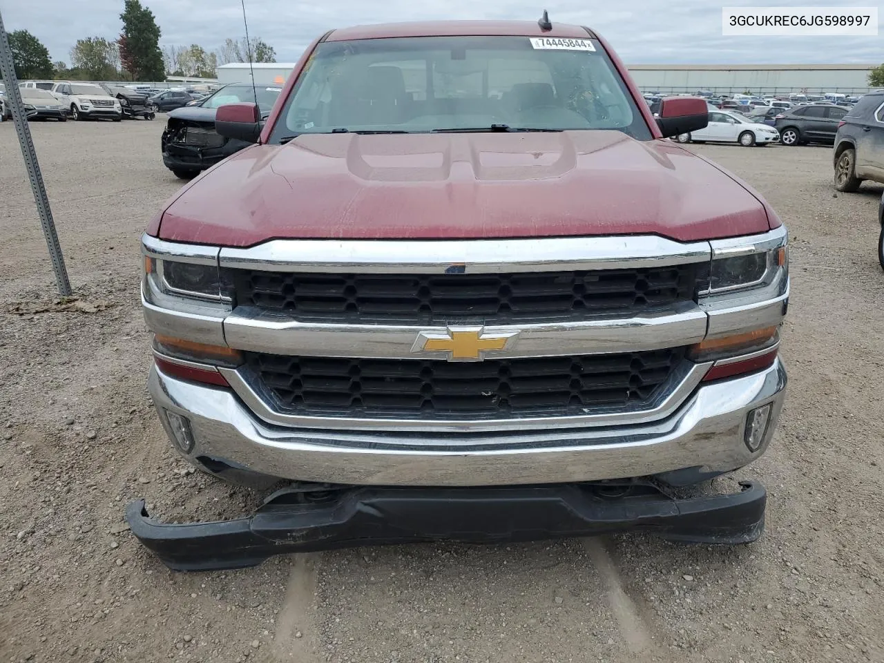 2018 Chevrolet Silverado K1500 Lt VIN: 3GCUKREC6JG598997 Lot: 74445844