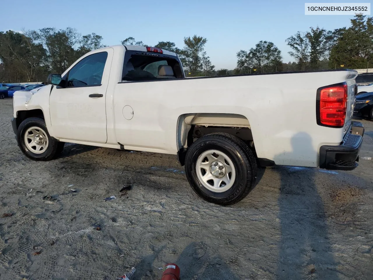 2018 Chevrolet Silverado C1500 VIN: 1GCNCNEH0JZ345552 Lot: 74557044