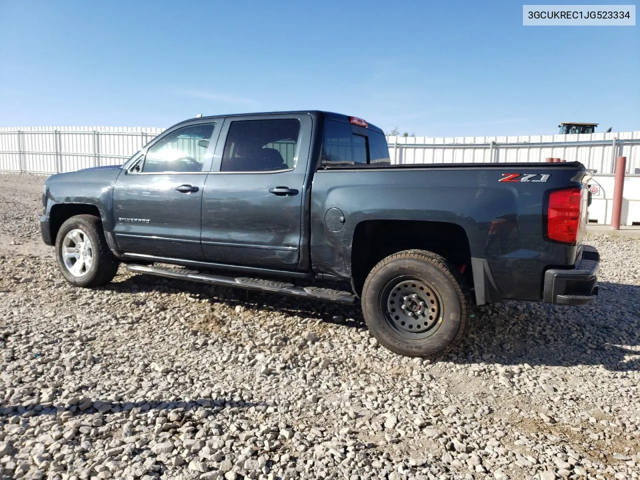 2018 Chevrolet Silverado K1500 Lt VIN: 3GCUKREC1JG523334 Lot: 74810184