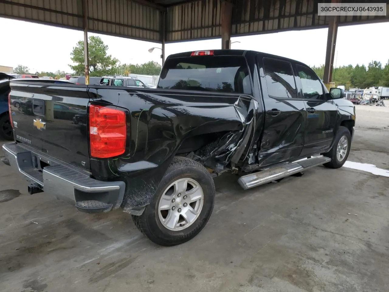 2018 Chevrolet Silverado C1500 Lt VIN: 3GCPCRECXJG643935 Lot: 74812764