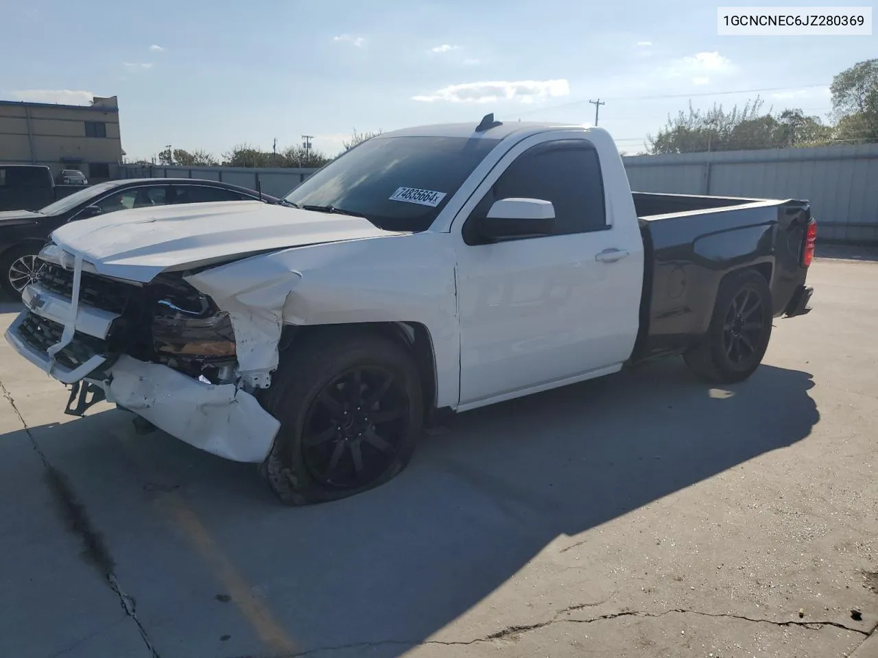 2018 Chevrolet Silverado C1500 VIN: 1GCNCNEC6JZ280369 Lot: 74835664