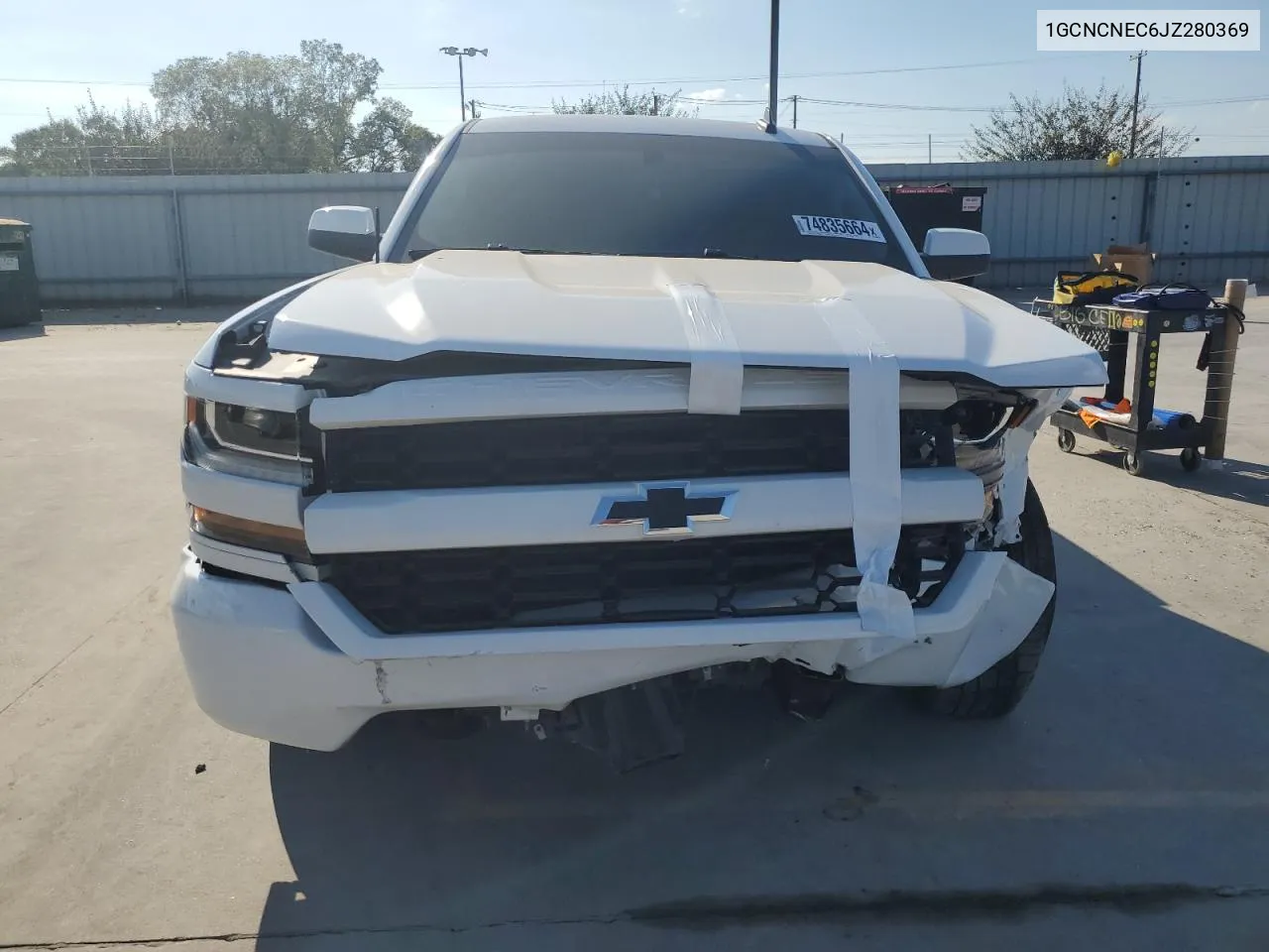 2018 Chevrolet Silverado C1500 VIN: 1GCNCNEC6JZ280369 Lot: 74835664