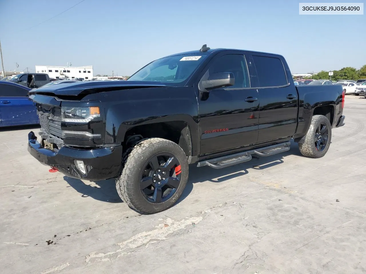 2018 Chevrolet Silverado K1500 Ltz VIN: 3GCUKSEJ9JG564090 Lot: 74837214