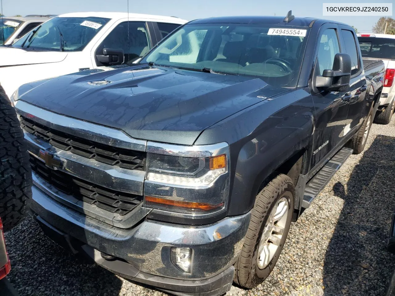 2018 Chevrolet Silverado K1500 Lt VIN: 1GCVKREC9JZ240250 Lot: 74945554