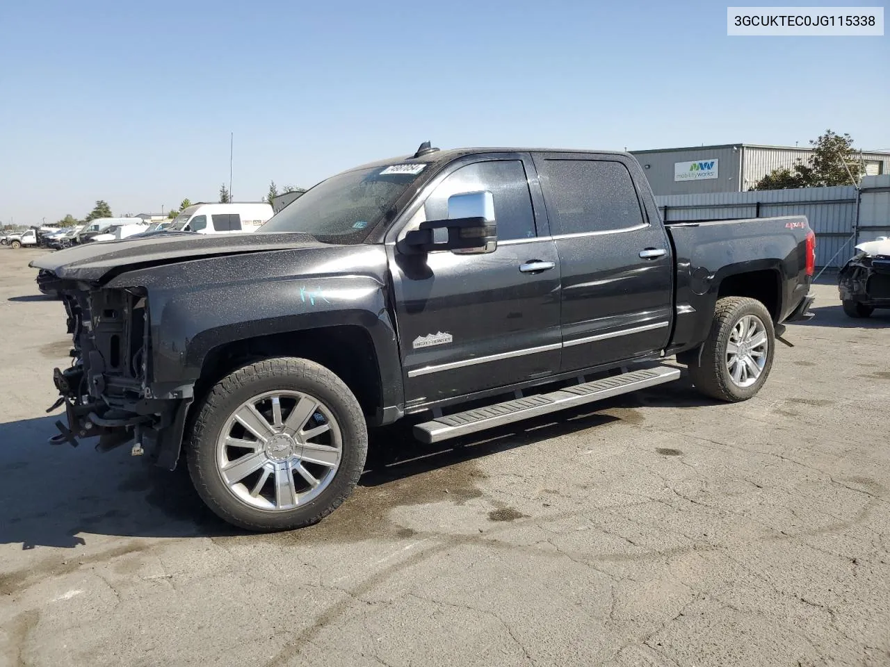 2018 Chevrolet Silverado K1500 High Country VIN: 3GCUKTEC0JG115338 Lot: 74987054