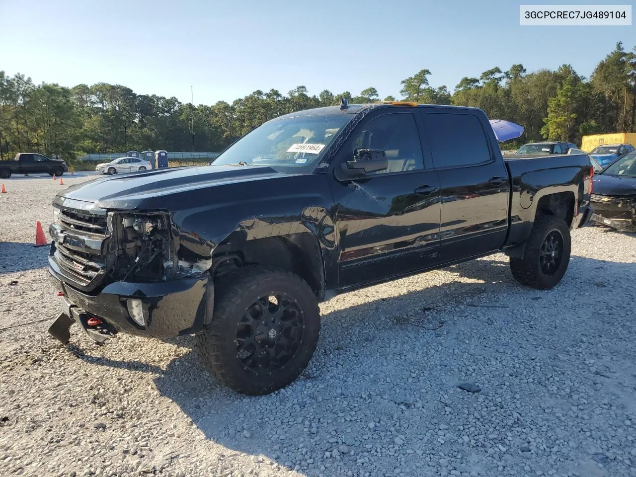 2018 Chevrolet Silverado C1500 Lt VIN: 3GCPCREC7JG489104 Lot: 74991964