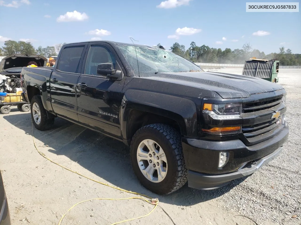 2018 Chevrolet Silverado K1500 Lt VIN: 3GCUKREC9JG587833 Lot: 75059494