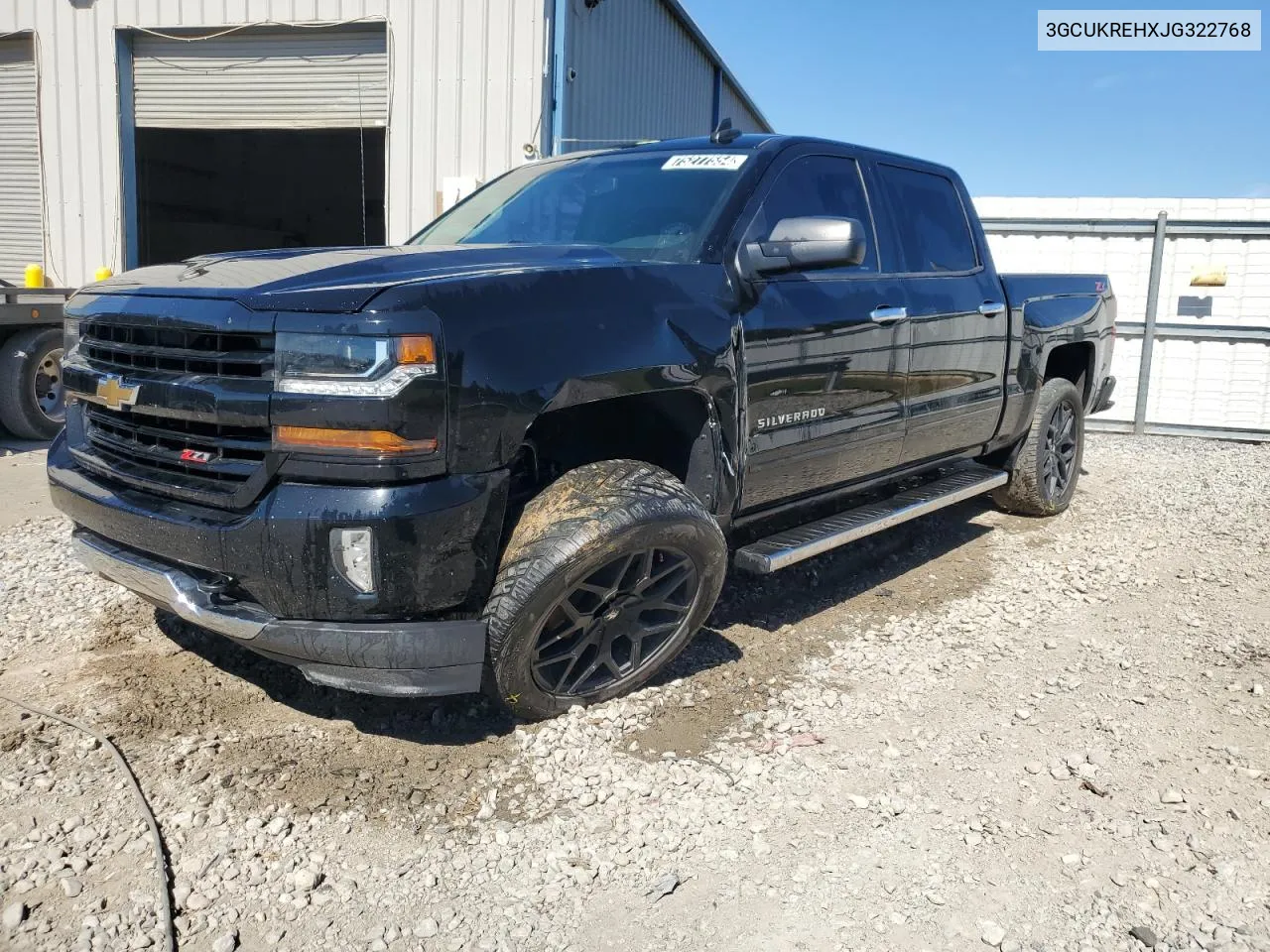 3GCUKREHXJG322768 2018 Chevrolet Silverado K1500 Lt