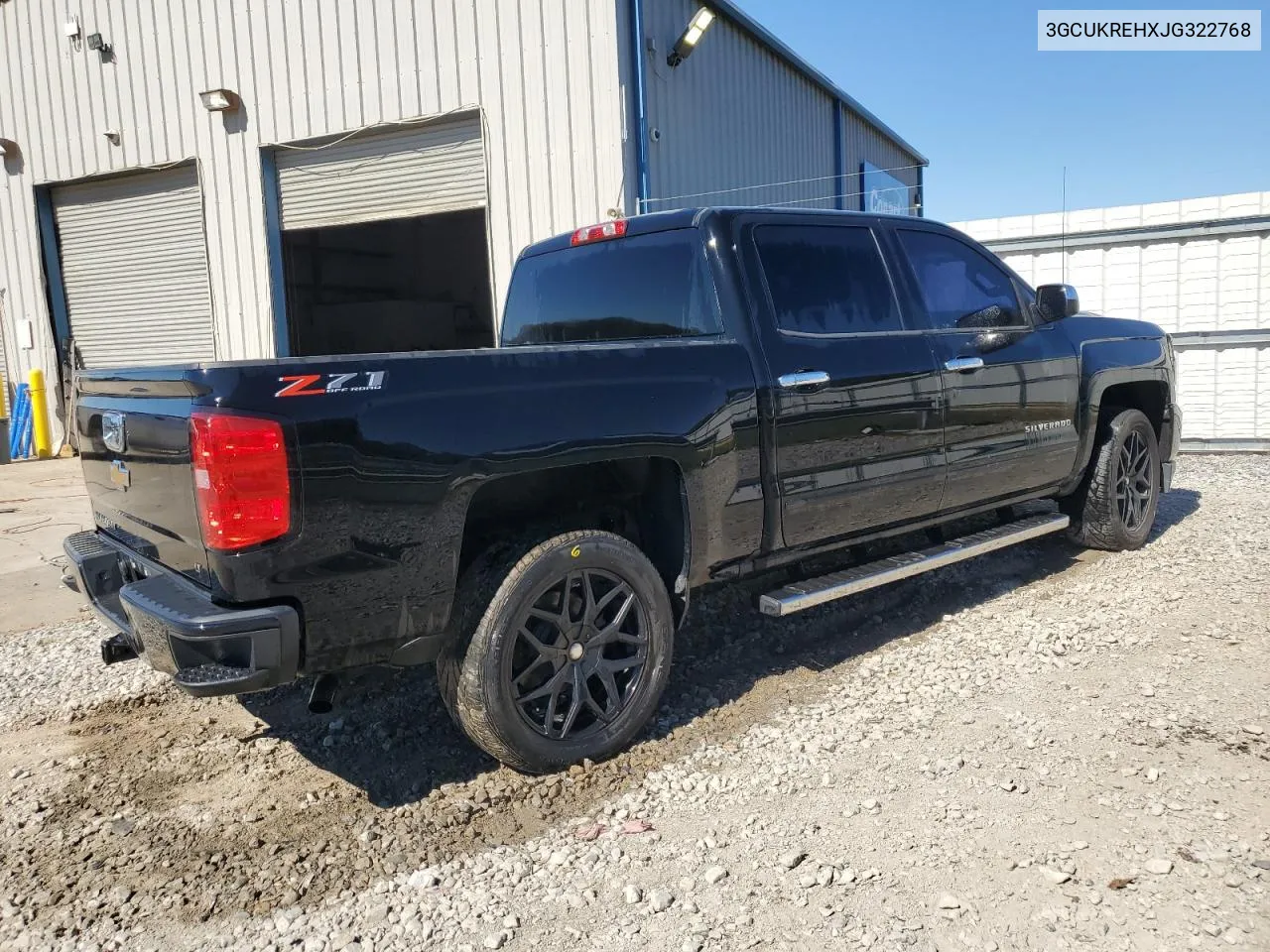 2018 Chevrolet Silverado K1500 Lt VIN: 3GCUKREHXJG322768 Lot: 75277554