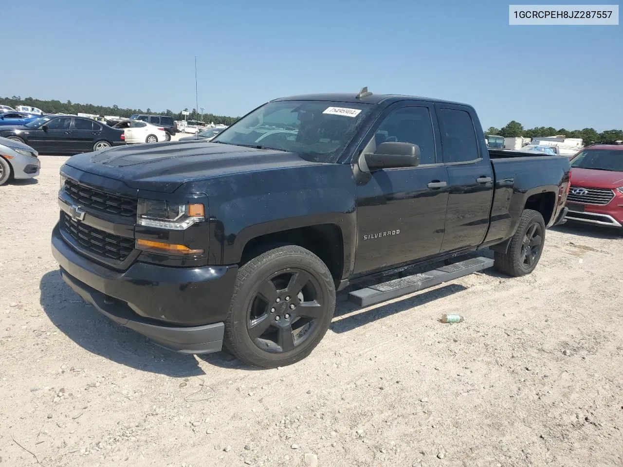 2018 Chevrolet Silverado C1500 Custom VIN: 1GCRCPEH8JZ287557 Lot: 75495904