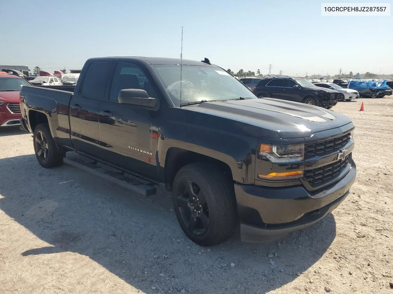 2018 Chevrolet Silverado C1500 Custom VIN: 1GCRCPEH8JZ287557 Lot: 75495904