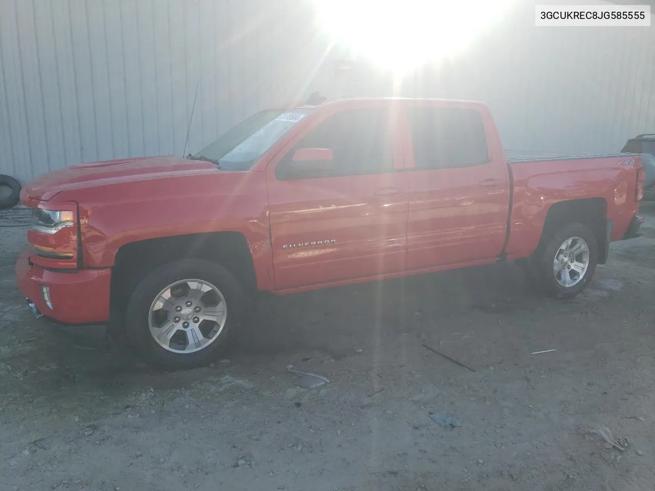 2018 Chevrolet Silverado K1500 Lt VIN: 3GCUKREC8JG585555 Lot: 75509504