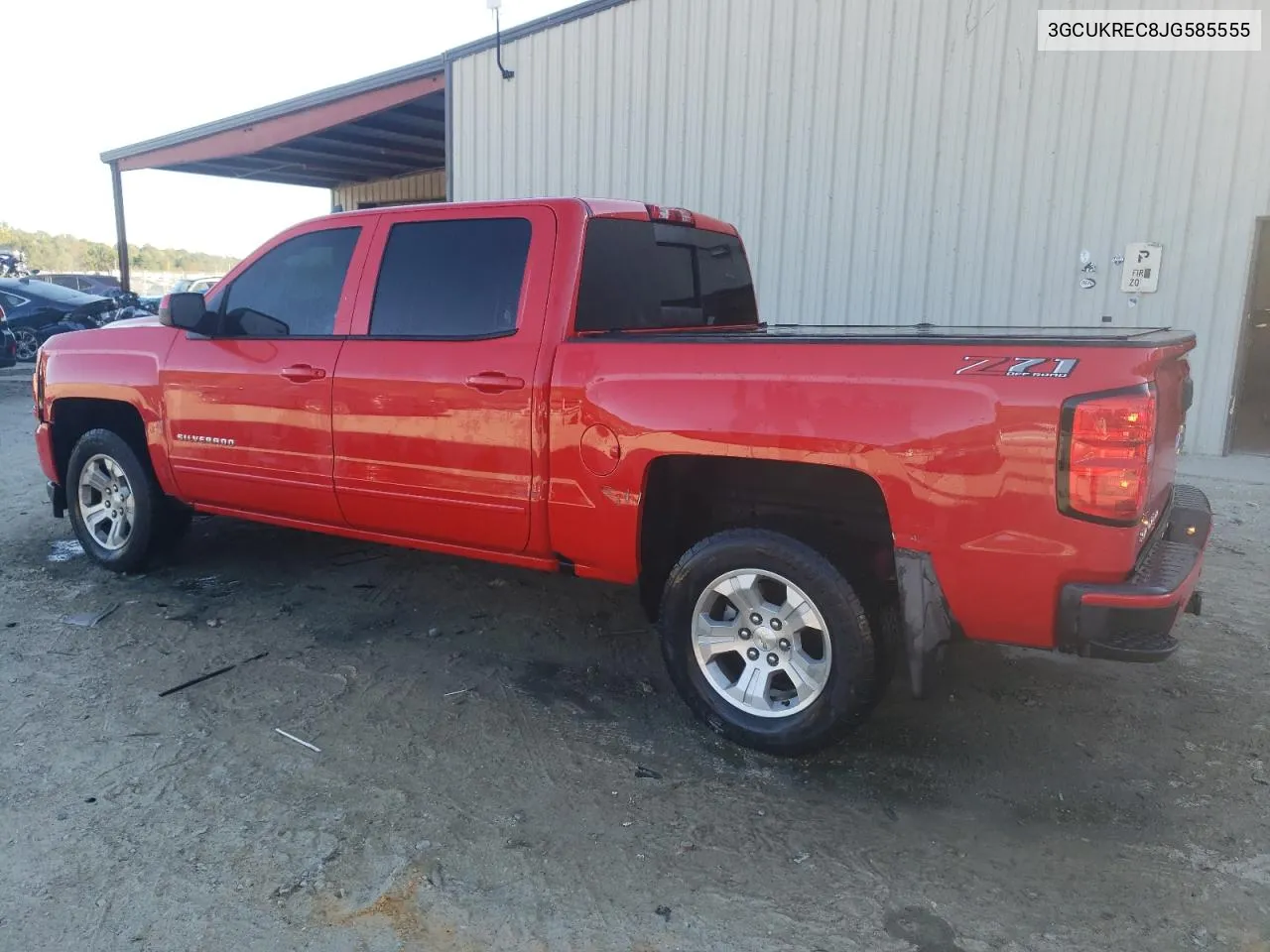 2018 Chevrolet Silverado K1500 Lt VIN: 3GCUKREC8JG585555 Lot: 75509504