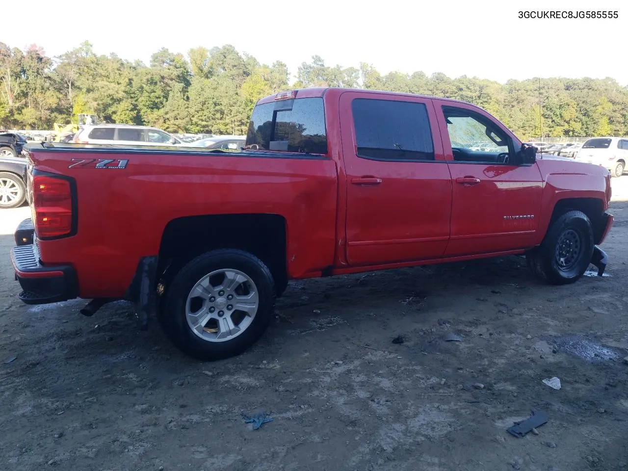 2018 Chevrolet Silverado K1500 Lt VIN: 3GCUKREC8JG585555 Lot: 75509504