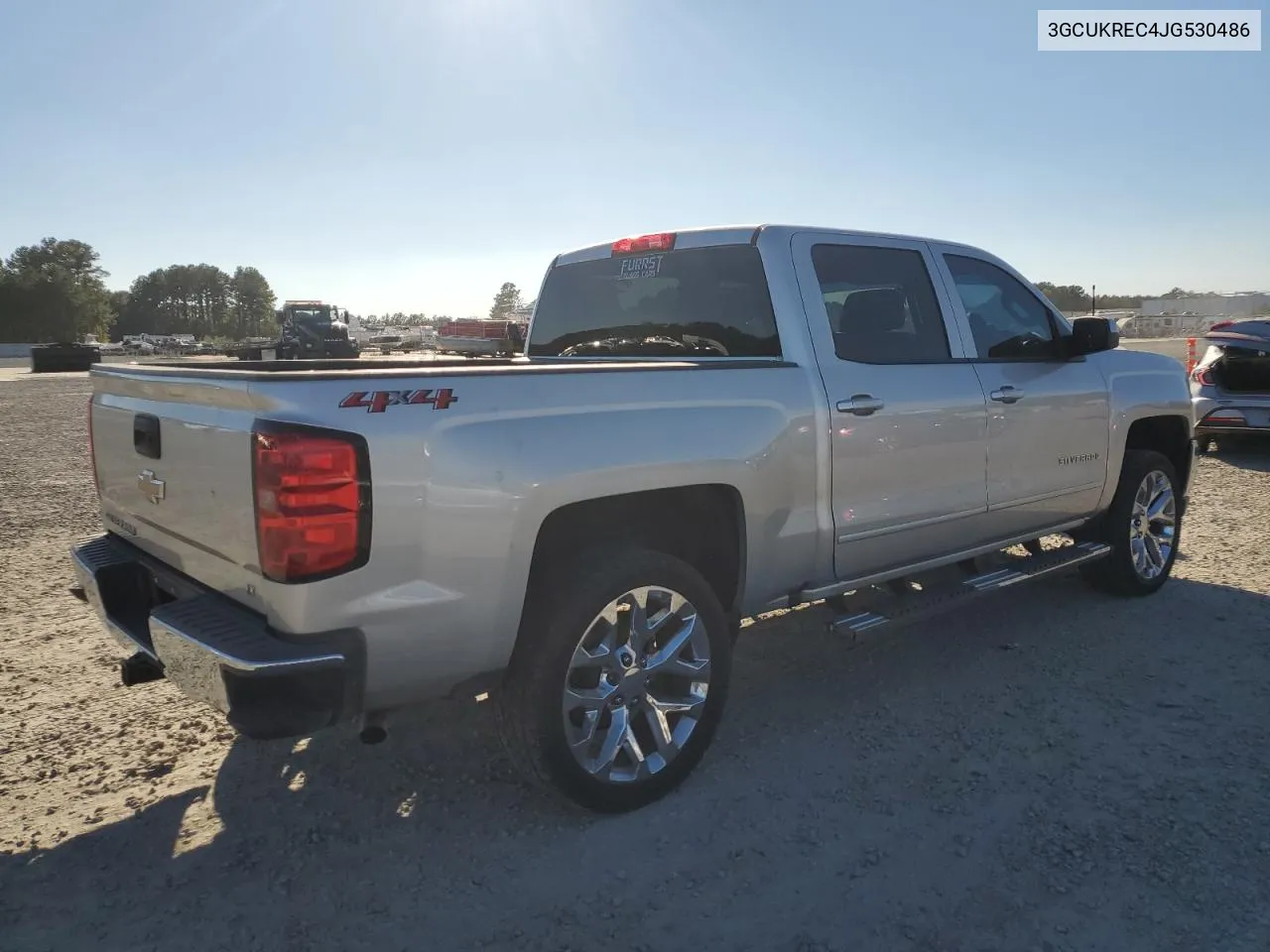 2018 Chevrolet Silverado K1500 Lt VIN: 3GCUKREC4JG530486 Lot: 75618154