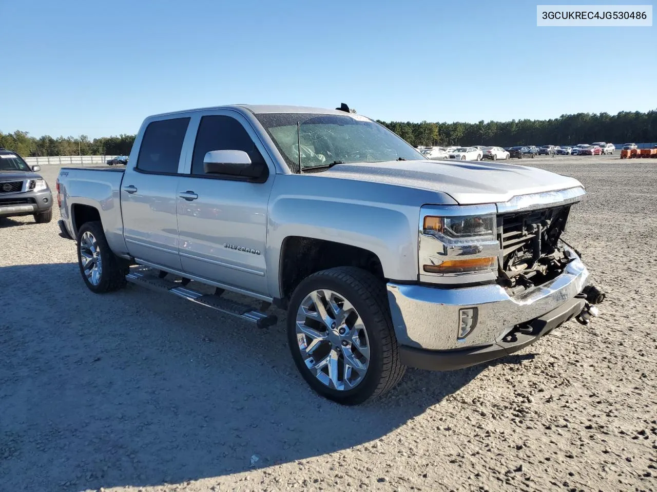 2018 Chevrolet Silverado K1500 Lt VIN: 3GCUKREC4JG530486 Lot: 75618154