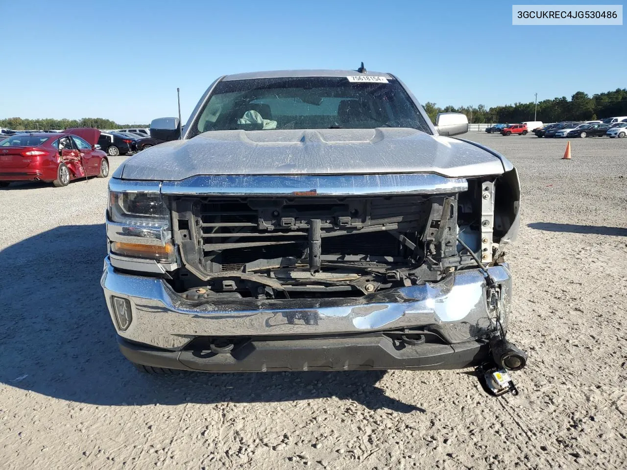 2018 Chevrolet Silverado K1500 Lt VIN: 3GCUKREC4JG530486 Lot: 75618154