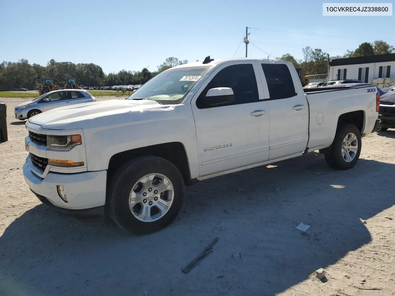 2018 Chevrolet Silverado K1500 Lt VIN: 1GCVKREC4JZ338800 Lot: 75712974